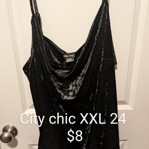 Velvet cami tank top